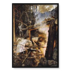 Akseli Gallen Kallela Kalevala Wykuwanie Sampo 50×70