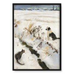 Akseli Gallen Kallela Kot i pies 50×70