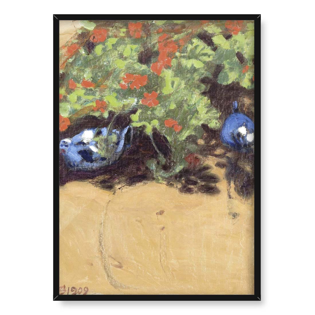 Akseli Gallen Kallela Krajobraz z błękitnymi ptakami 50x70