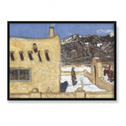 Akseli Gallen Kallela Nasz dom w Taos 70×50