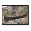Akseli Gallen Kallela Łódź na skalistym brzegu 70×50