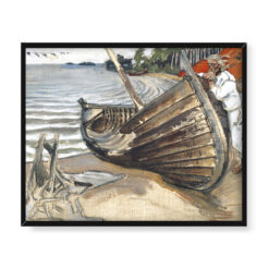 Akseli Gallen-Kallela Łódź przy brzegu 50×40