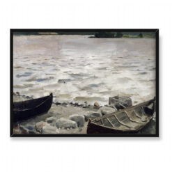 Akseli Gallen-Kallela Łódź przy brzegu 70×50