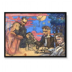 Akseli Gallen Kallela Studium do Problemu Sympozjum 70×50