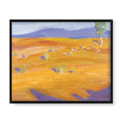 Akseli Gallen Kallela Wieczorne słońce na sawannie Ukamba 50×40