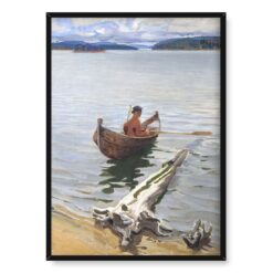 Akseli Gallen Kallela Wiosłowanie do brzegu 50×70