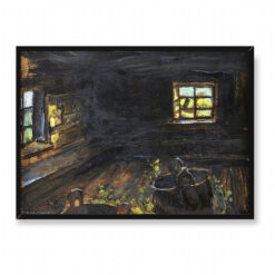 Akseli Gallen Kallela Wnętrze sauny 70×50