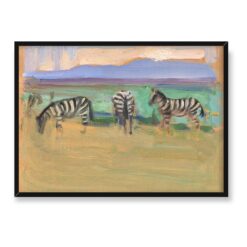 Akseli Gallen-Kallela Zebry 70×50