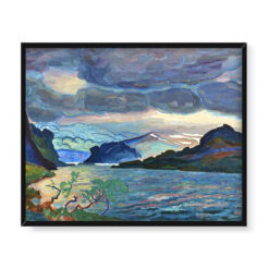 Axel Sjoberg Lapoński krajobraz 50×40