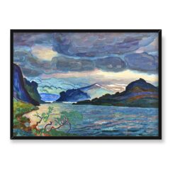 Axel Sjoberg Lapoński krajobraz 70×50