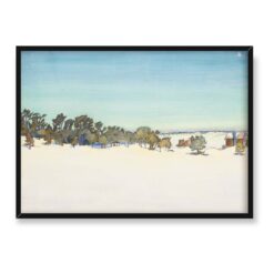 Axel Sjoberg Śnieg 70×50