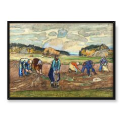 Axel Sjoberg Wykopki ziemniaków 70×50