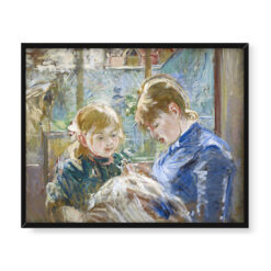 Berthe Morisot Córka artystki Julie z nianią 50×40