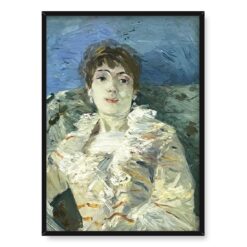 Berthe Morisot Dziewczyna na kanapie 50×70