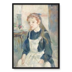 Berthe Morisot Młoda dziewczyna w fartuszku 50×70
