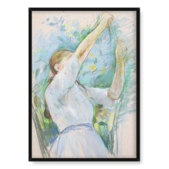 Berthe Morisot Młoda dziewczyna zbierająca wiśnie 50×70