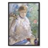 Berthe Morisot Młoda kobieta przy oknie albo Lato 50×70