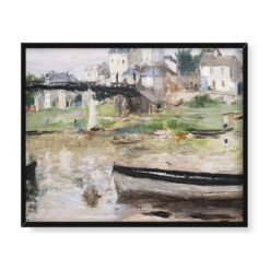 Berthe Morisot Łodzie na Sekwanie 50×40