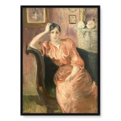 Berthe Morisot Portret Jeanne Pontillon 50×70