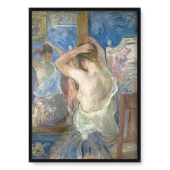 Berthe Morisot Przed lustrem 50×70