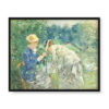 Berthe Morisot W Lasku Bulońskim 50×40 w RAMIE Berthe Morisot W Lasku Bulońskim 50×40 w RAMIE