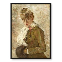 Berthe Morisot Zima albo Kobieta z mufką 50×70