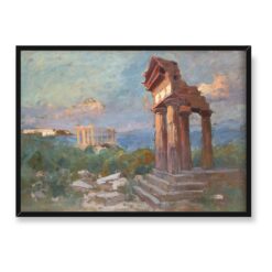 Bronisława Rychter Janowska Dolina świątyń w Agrigenti na Sycylii 70×50