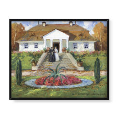 Bronisława Rychter Janowska Dworek jesienią 50×40