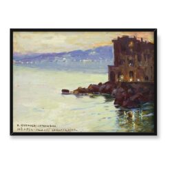 Bronisława Rychter Janowska Neapol Palazzo Caraffa Anna 70×50