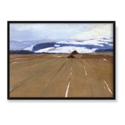 Bronisława Rychter Janowska Pola w zimie 70×50