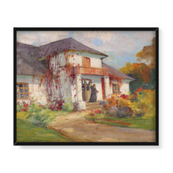 Bronisława Rychter Janowska Przed dworkiem 50×40