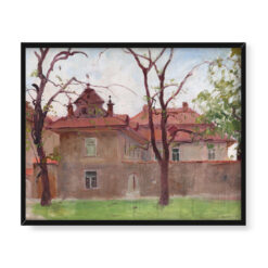 Bronisława Rychter Janowska Za murem 50×40