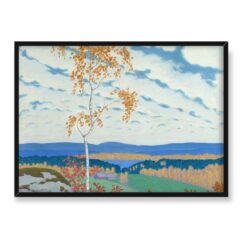 Bror Lindh Jesienny pejzaż 70×50