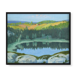 Bror Lindh Odbicia w jeziorze Perserud 50×40