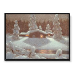 Bror Lindh Zimowa noc 3 70×50