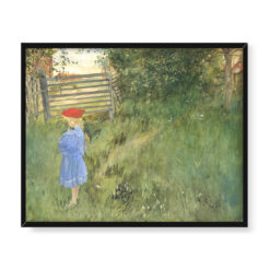 Carl Larsson Lisbeth w kwiatach wiśni 50×40