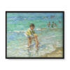 Dorothea Sharp Dzieci brodzące przy linii wody 50×40 Dorothea Sharp Dzieci brodzące przy linii wody 50×40