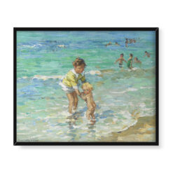 Dorothea Sharp Dzieci brodzące przy linii wody 50×40