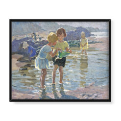 Dorothea Sharp Dzieci brodzące w wodzie 50×40