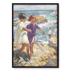 Dorothea Sharp Dzieci na ścieżce nad morzem 50×70