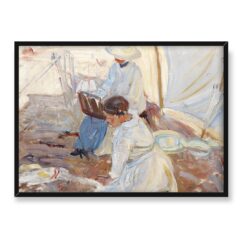 Dorothea Sharp Mała dziewczynka z kozą 70×50