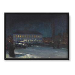 George Luks Copley Square Boston 70×50