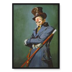 George Luks Otis Skinner jako Pułkownik Philippe Bridau 50×70