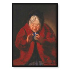 George Luks Wróżenie z kart 50×70