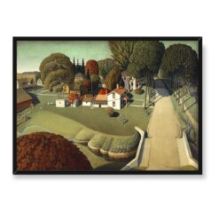 Grant Wood Miejsce urodzenia Herberta Hoovera 70×50
