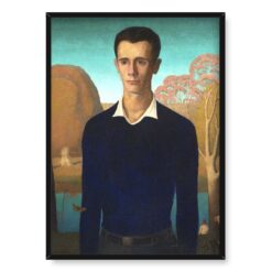 Grant Wood Portret Johna Turnera 50×70