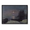 Soter Jaxa Małachowski Jezioro Garda nocą 70×50
