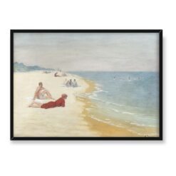 Soter Jaxa Małachowski Na plaży 70×50