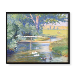 Soter Jaxa Małachowski Nad rzeką 50×40