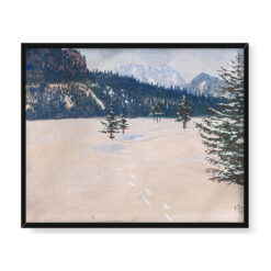 Soter Jaxa Małachowski Pejzaż zimowy z Giewontem 50×40
